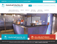 Tablet Screenshot of poliambulatoriosanpaolo.it